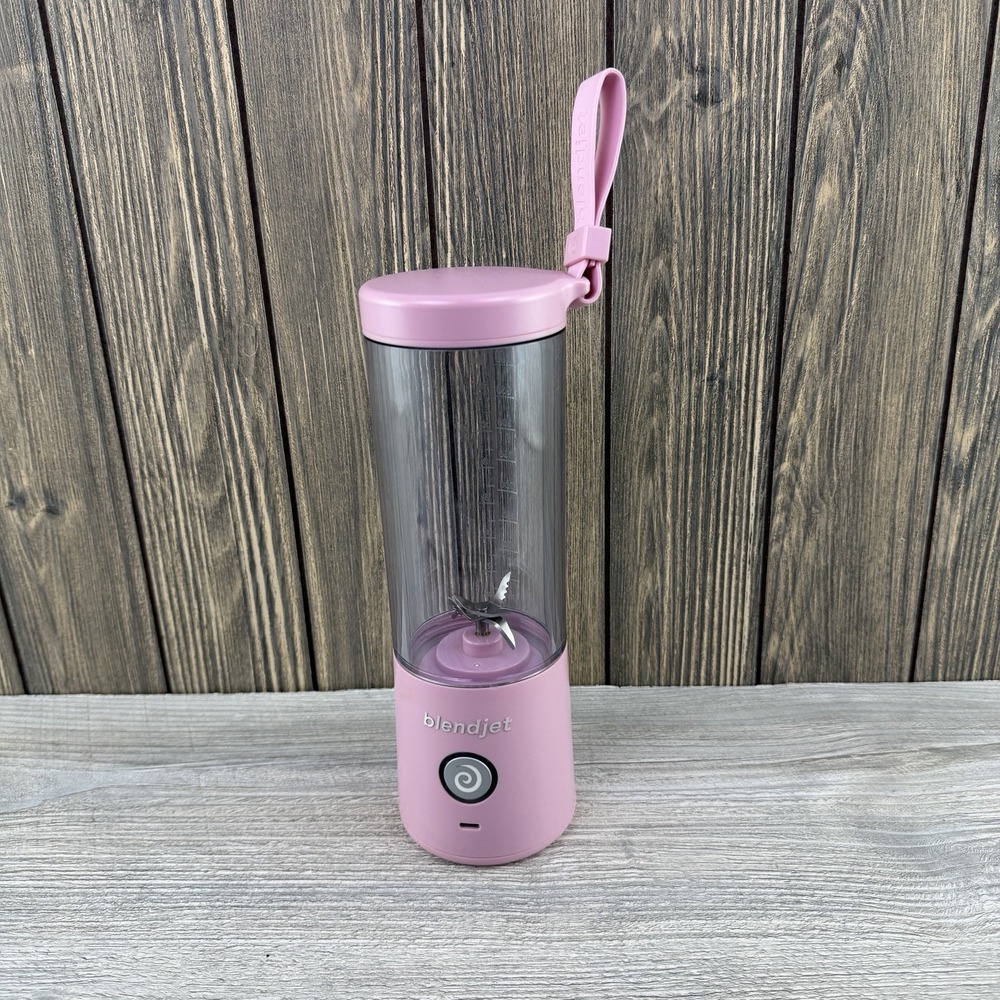 BlendJet 2 Portable Blender 16 oz USB-C Rechargeable Pink Tested Working Gym
